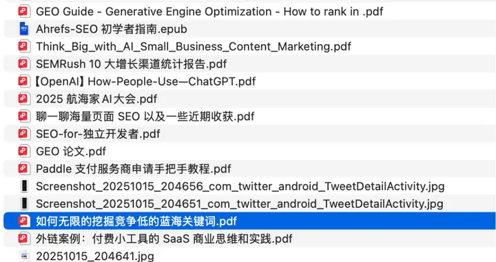 個人出海，完整實操資料手冊：找關鍵詞找需求+SEO+GEO+支付+外鏈