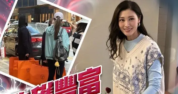 街头偶香港遇女神李嘉欣 随行女士手提四个奢侈品牌购物袋十分高调