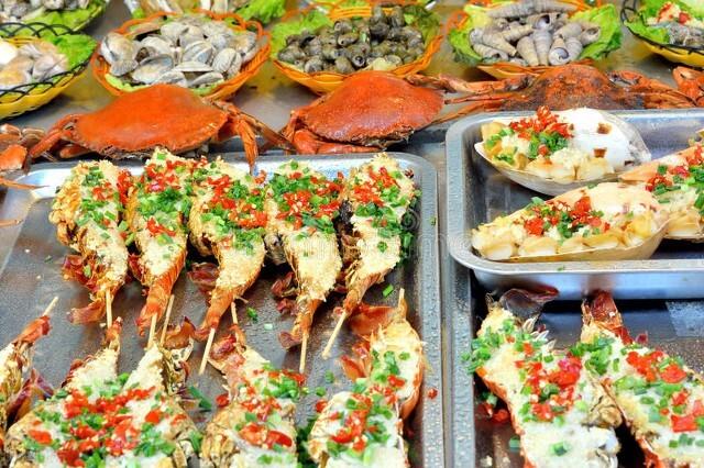 海边的海鲜大餐