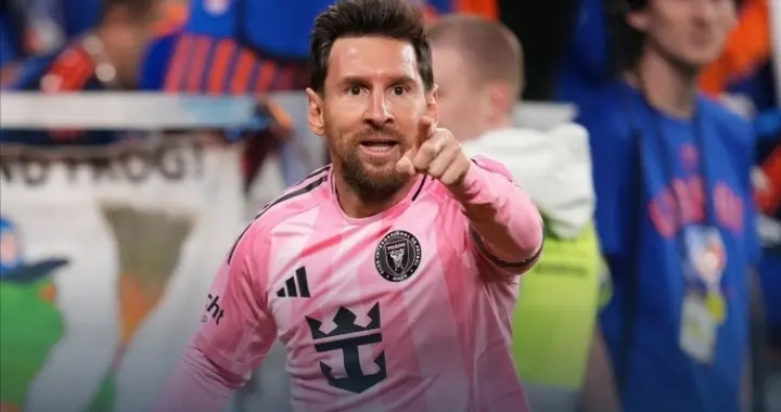 解锁参与1300球！梅西头球+助攻戴帽 迈阿密4-0大胜晋级东区决赛