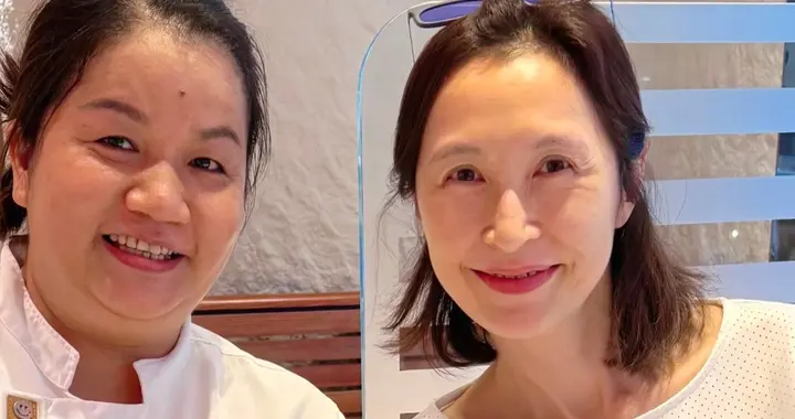 刘青云和老婆到餐馆吃饭，57岁郭蔼明气质出众，有了皱纹也好漂亮