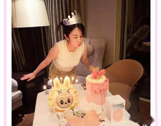 王晓晨晒37岁庆生照俞灏明现身，网友内涵俞灏明，王晓晨霸气护夫