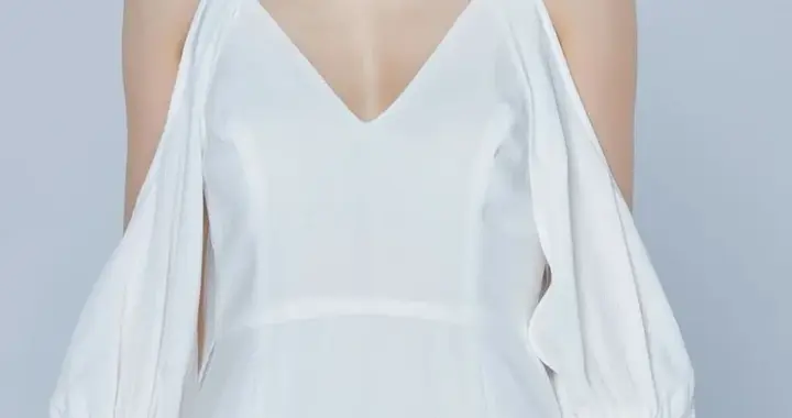 明星生图｜王鸥，露肩白裙，温柔又飒爽