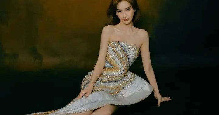 Angelababy杨颖今日份物料，像是从油画里走出来的公主