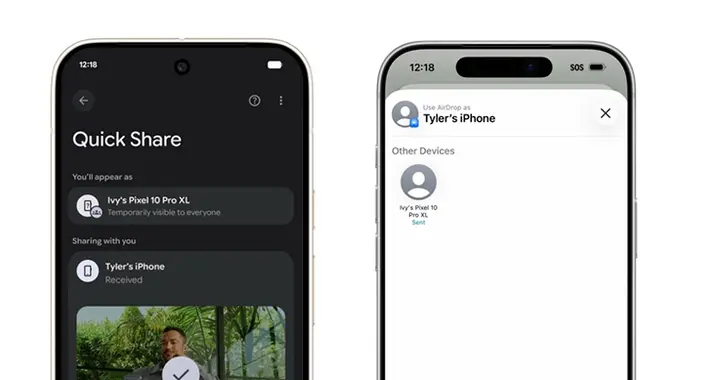 谷歌破壁成功！和蘋果iPhone隔空互傳將成安卓手機原生功能