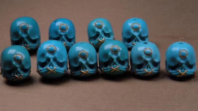 绿松石|绿松石阿呆和骷髅头区别