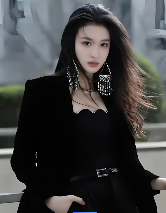 王楚然穿战国袍拍照，被网友偶遇， 优雅又大方！