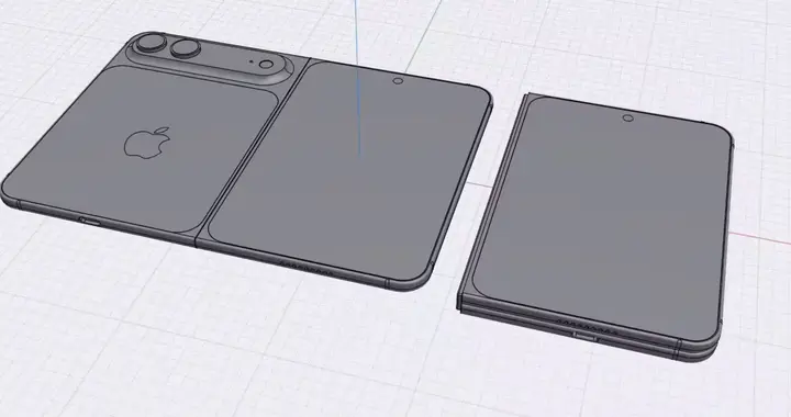 富士康試產+效果圖曝光 iPhone Fold下半年上市？