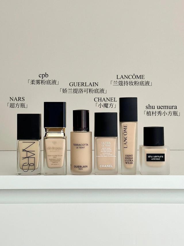 油皮公主喜欢的6款大牌粉底液，夏天底妆用会更合适，油皮收藏