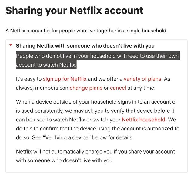 OPPO|Netflix更新FAQ 解释如何打击账户共享