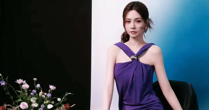 谁懂！沈梦辰穿紫裙的样子也太美了吧