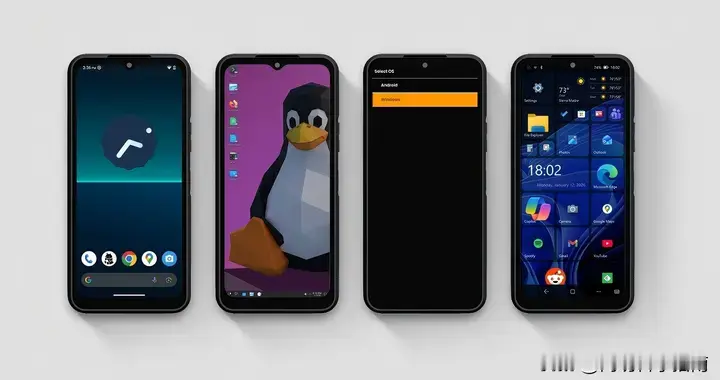 全球首款A(yù)ndroid、Linux、Windows三系統(tǒng)手機：定價確實黑了點
