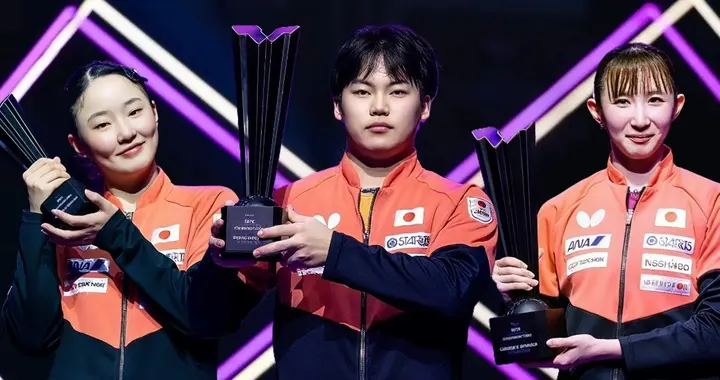 法兰克福冠军赛落幕！早田希娜胜张本，松岛辉空赢邱党，日本双冠