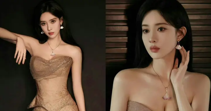 孟子义｜ 抹胸裙这身材，这气质，绝了