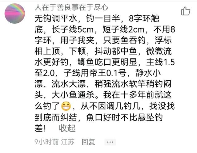 黑鱼|从不因调几钓几，找没找到底而纠结，魚口好时不比悬坠钓差!