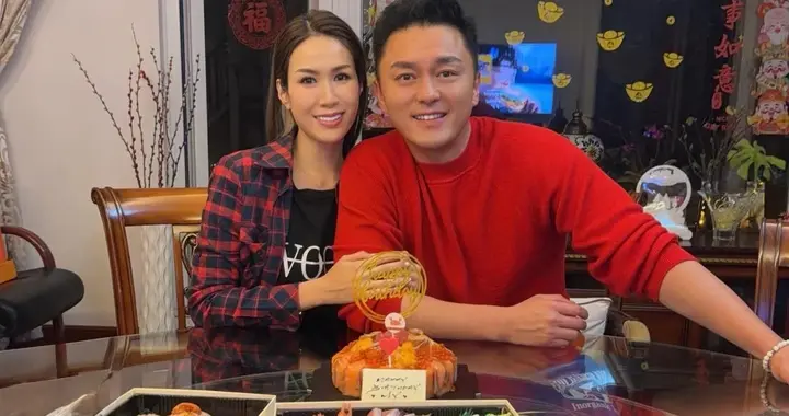 TVB庄思明为男友杨明庆祝45岁生日，小两口真甜蜜！