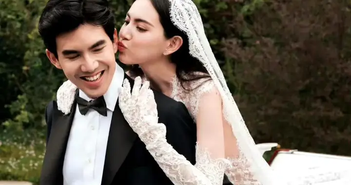 泰星Mai来北京旅游，拍摄一组红衣古装造型好美，谈到结婚的好处