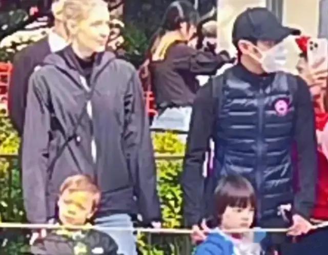 撒贝宁首次曝光混血龙凤胎正面照！小撒基因强大，宝宝都是黑头发