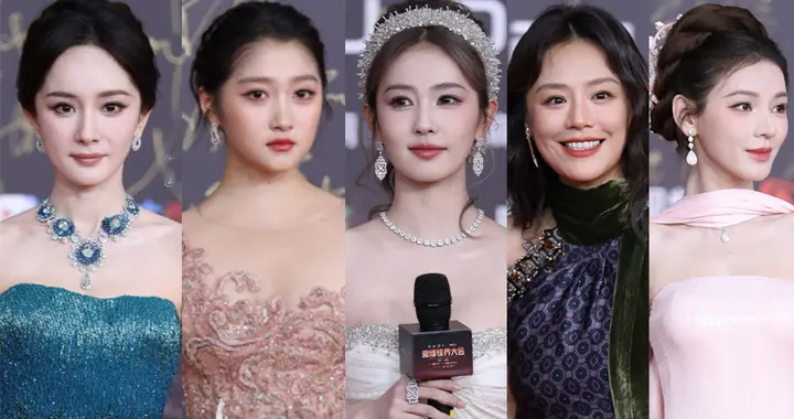 微博视界大会红毯：白鹿发箍太抢戏，关晓彤又选错衣服，杨幂压轴