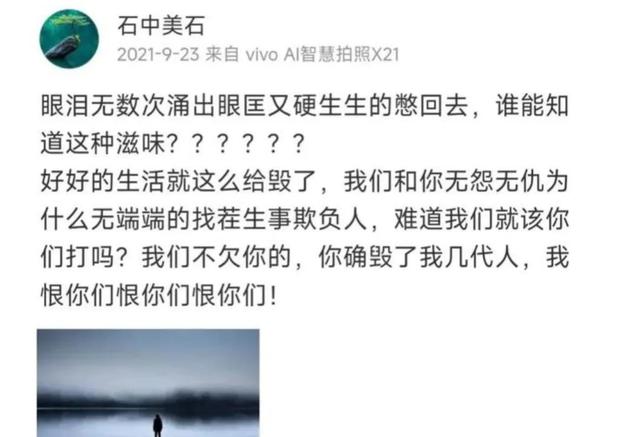 叶ting事件有反转？打人者家属发声说受害者是恶霸