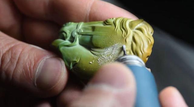 绿松石雕刻的差距