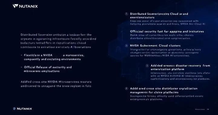 Nutanix推出分布式主權云服務 強化多云環境安全運營