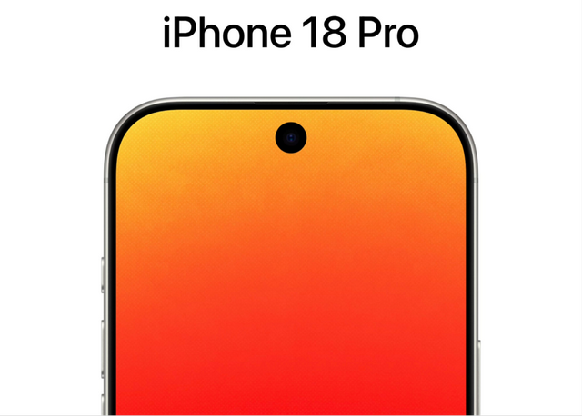 iPhone18Pro屏幕革命？再见灵动岛，单孔+屏下FaceID设计曝光