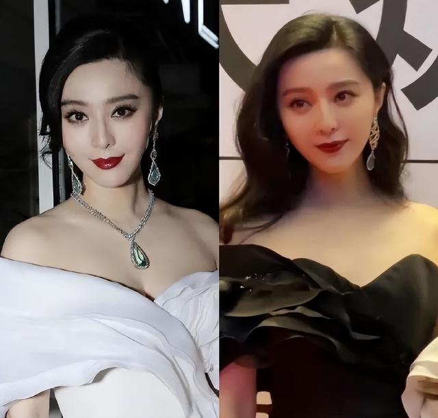 范冰冰黑白礼服裙，不愧是范爷