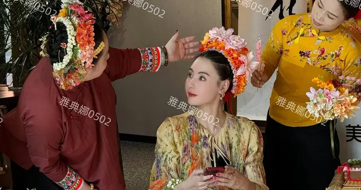 张柏芝的美貌好惊人簪花造型巨漂亮，但她不能笑露牙的表情不够美
