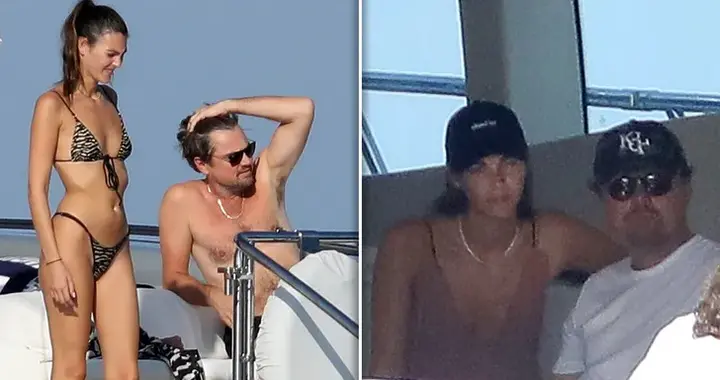 小李子带27岁超模浮潜，罕见公开亲吻，50岁男星听妈妈话要稳定