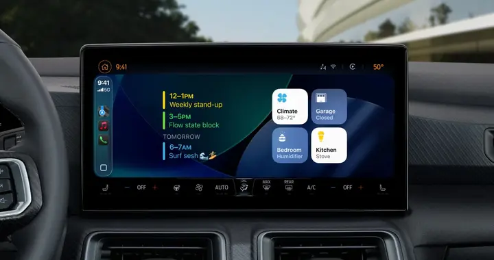 iOS 26.2又有新變化：部分車型CarPlay擴展小組件欄位