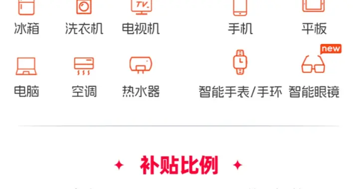 2026年家電最高只補貼1500元，數碼類新增智能眼鏡