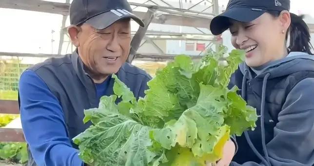 梅婷去菜园子帮公公干活！翻地种小白菜不会用铁锹，被宠成亲闺女