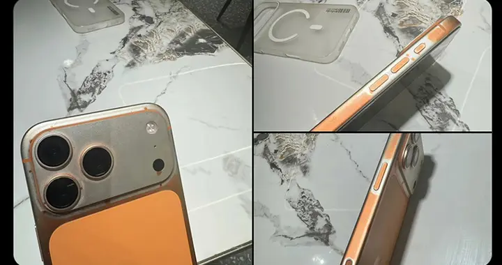iPhone 17 Pro Max再現(xiàn)褪色案例，連橙色涂層都沒了，像銹了一樣