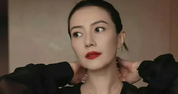 高圆圆黑色透视衣魅力太强了