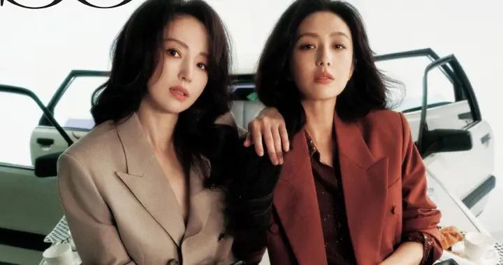 董璇佟丽娅又合体拍杂志大片，明艳双生花，姐妹花太鲨我了