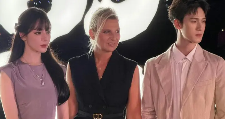 好权威的几张脸呀迪丽热巴 李昀锐