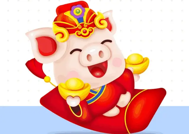 大年初一，迎接2024年：生肖猪，将幸福、健康和财富送给您！