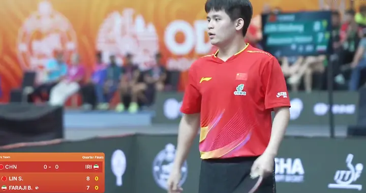 太意外，林诗栋不敌15岁伊朗小将，侯英超怒批：林诗栋全场打懵了