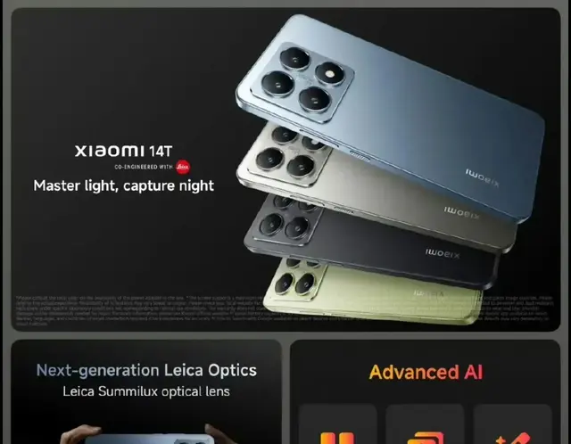 小米14T系列国外发布，标准版5100元人，Pro版6300元