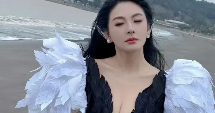 张雨绮黑色深v ???