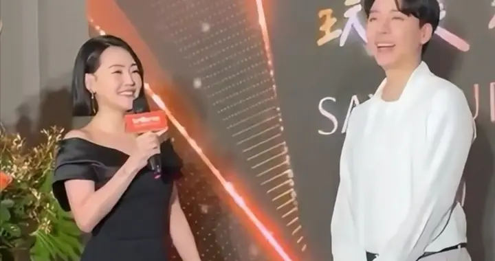 小S再次营业！和搭档派翠克在韩国出席活动，身穿黑裙状态大好