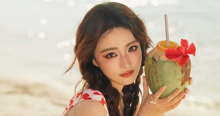 徐璐 海边写真 杂志大片