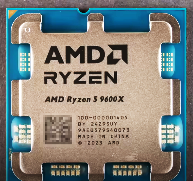 AMD粉丝的福利！海外极客拆解Ryzen 5 9600X，高清CCD图曝光