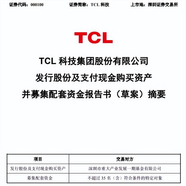 115亿豪购！TCL科技半年两度加码显示产业