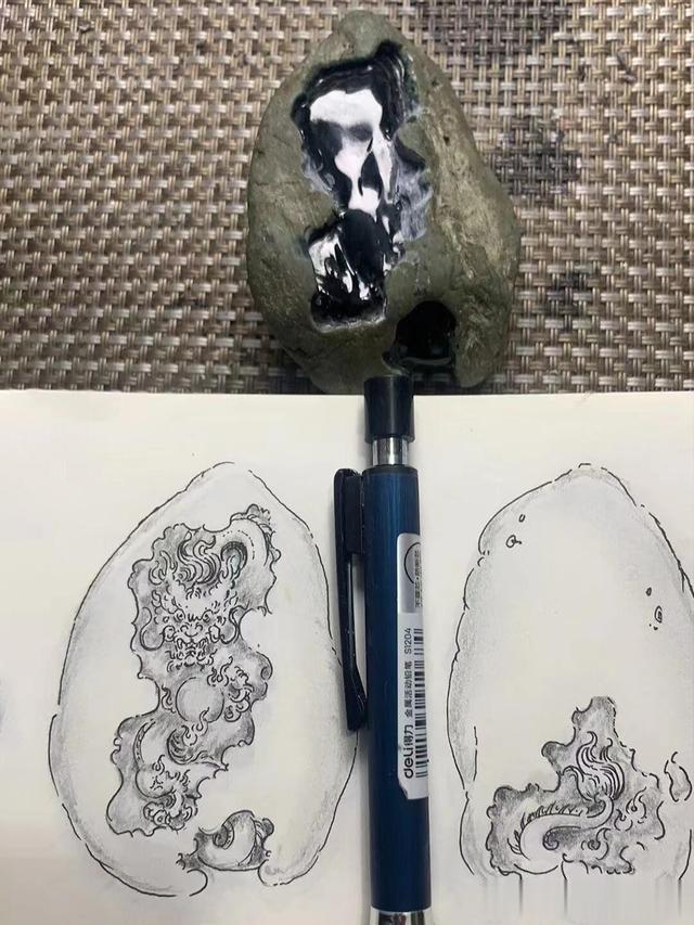 花2万买块看不到表现的玉石