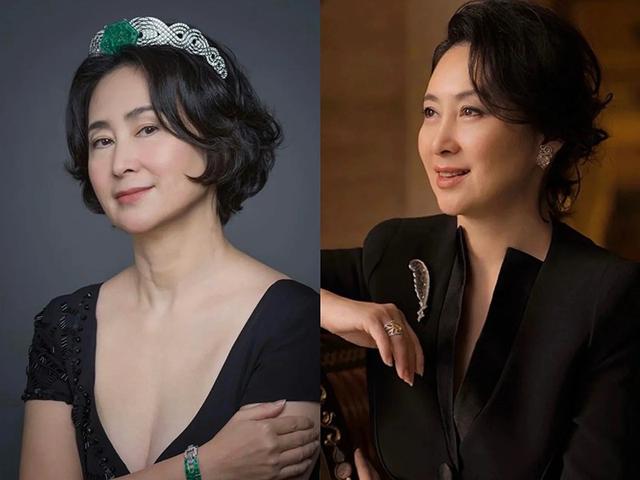 穿衣搭配 60岁何超琼：衣穿简，发不过肩，气质优雅，不扮嫩却显年轻