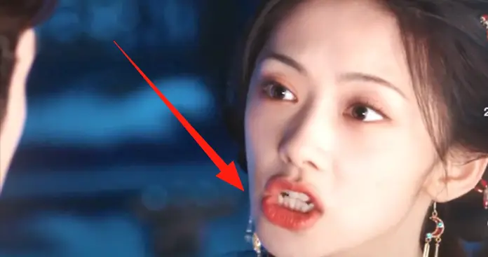 说话时瞪眼嘴歪、脸像骷髅，却硬要演古装剧女主，网友：真不害臊