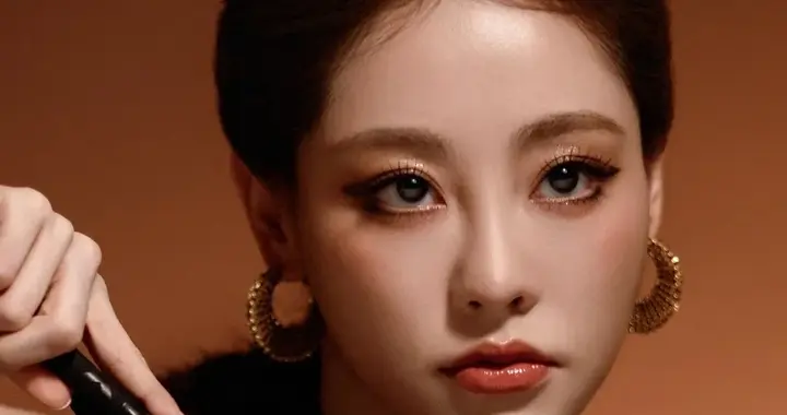 明星写真大片｜祝绪丹，复古棕系，冷感气质拉满！