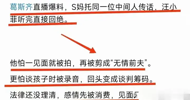 葛斯齐爆S妈求见汪小菲被拒，郁郁寡欢没招了，豪门恩怨再升级！